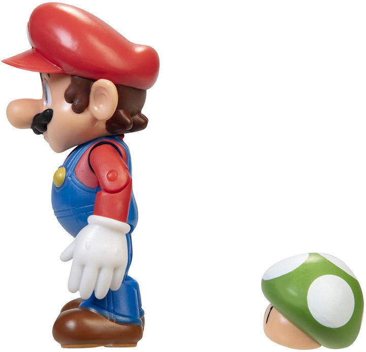 Mario mit 1Up Mushroom (World Of Nintendo Super Mario) Figur
