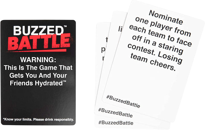 Buzzed Battle – Das urkomische Team-Partyspiel, das Sie und Ihre Freunde zum H