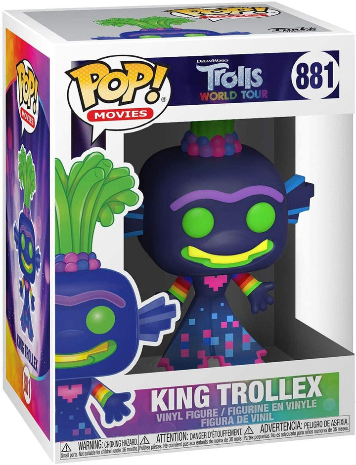 Trolls World Tour King Trollex Funko 47003 Pop! Vinilo n. ° 881