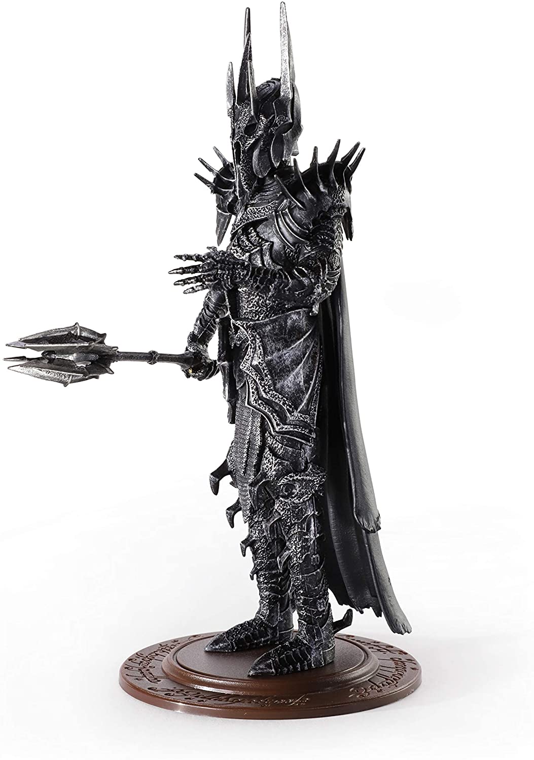 The Noble Collection LoTR Bendyfigs Sauron – Offiziell lizenzierte 19 cm (7,5 Zoll) große, biegsame, bewegliche Puppenfiguren zum Sammeln mit Ständer
