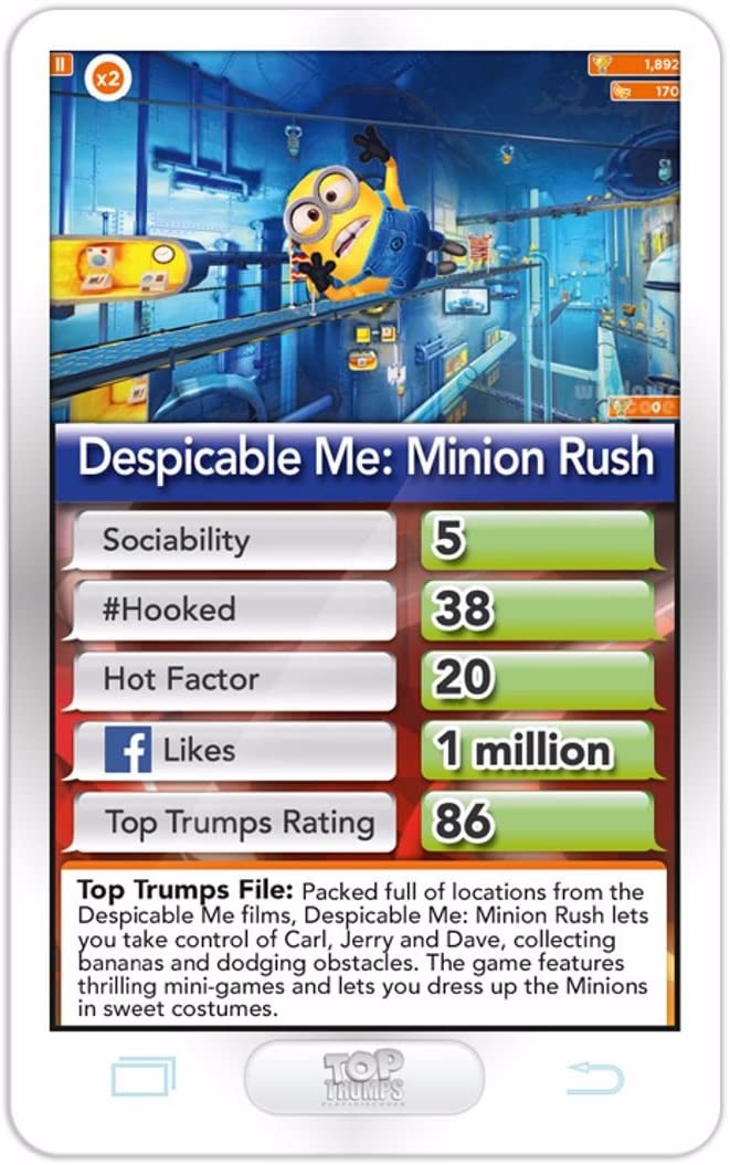 Top Trumps 002073 Hottest 30 Apps Kartenspiel