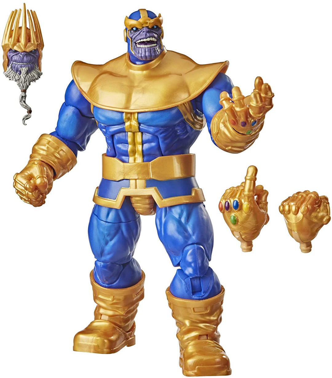 Hasbro Marvel Legends Series 6-inch Collectible Action Figure Thanos Toy, Premium Design and 3 Accessories, F0220