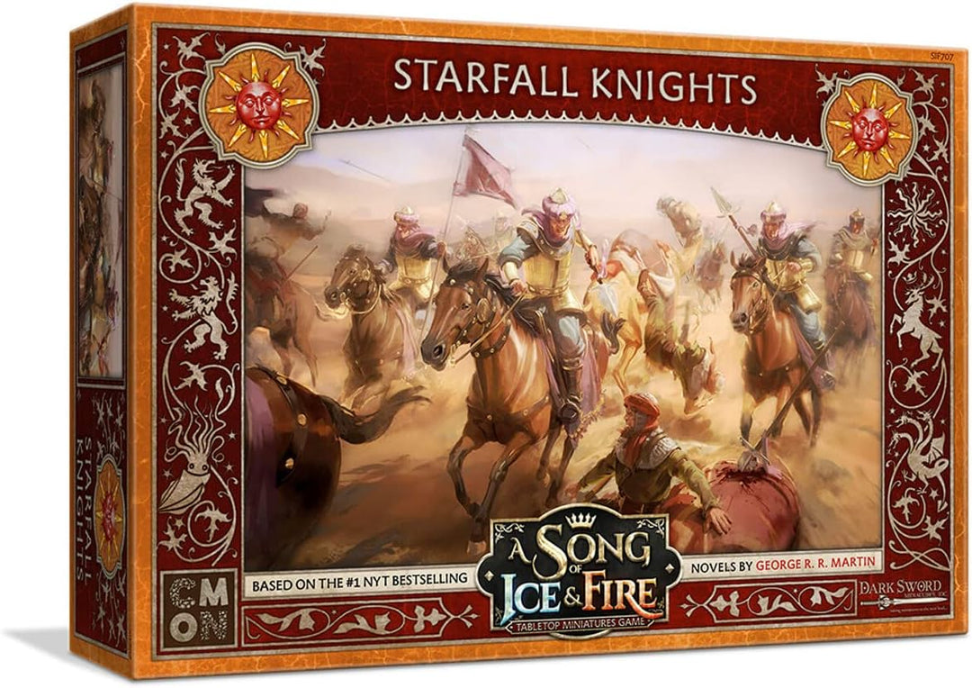 Das Lied von Eis und Feuer. Tabletop-Miniaturenspiel Starfall Knights