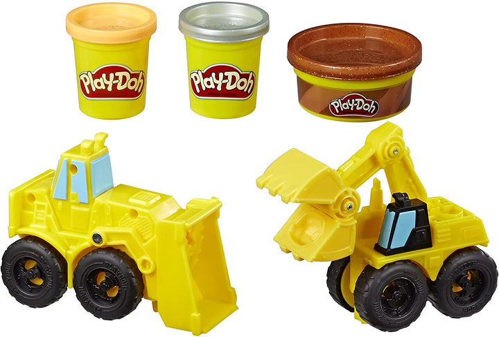 Play Doh Wheels Excavadora y cargadora Camiones de construcción de juguete
