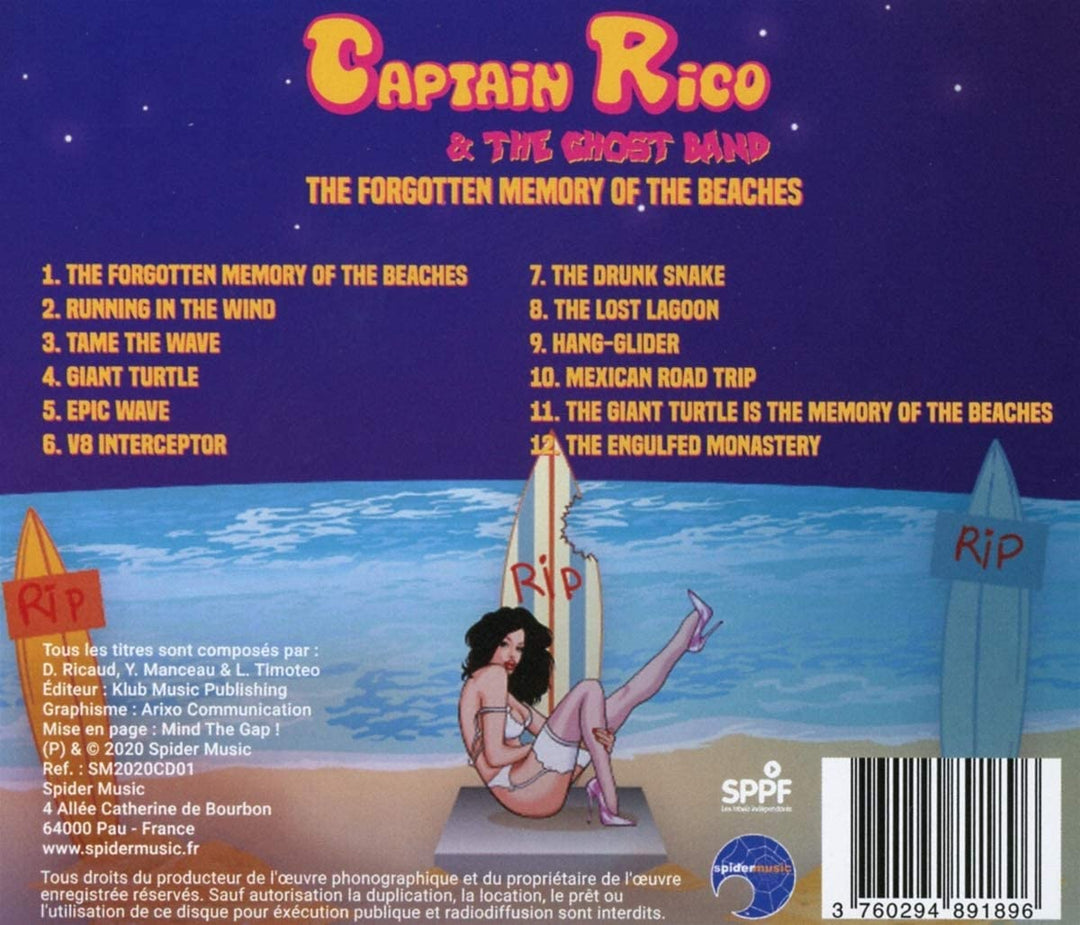 Captain Rico &amp; the Ghost Band – The Forgotten Memory of the Beaches [Audio-CD]
