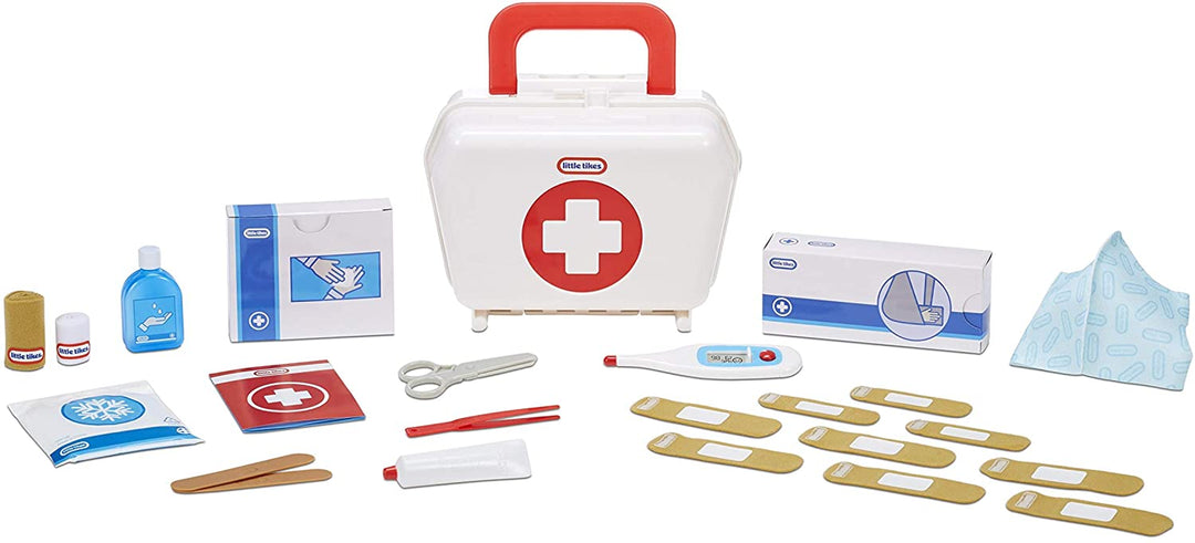 Kit de primeros auxilios de Little Tikes Juego de juego de roles médico realista para mayores de 3 años