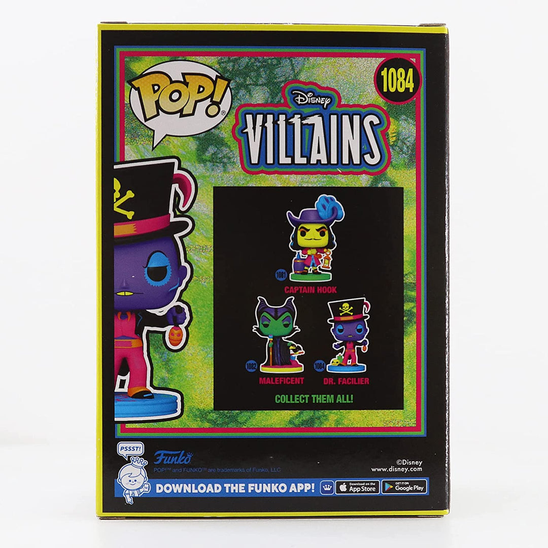 Disney Villains Pop Dr. Facilier (Blacklight) Exclusive Funko 60394 Pop! Vinyl #1084