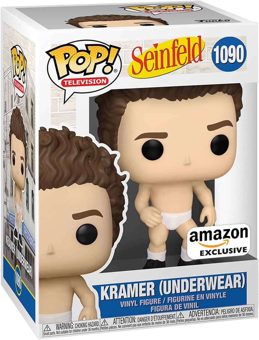 Seinfeld - Kramer In Underwear - Exclusive Funko 54683 Pop! Vinyl #1090