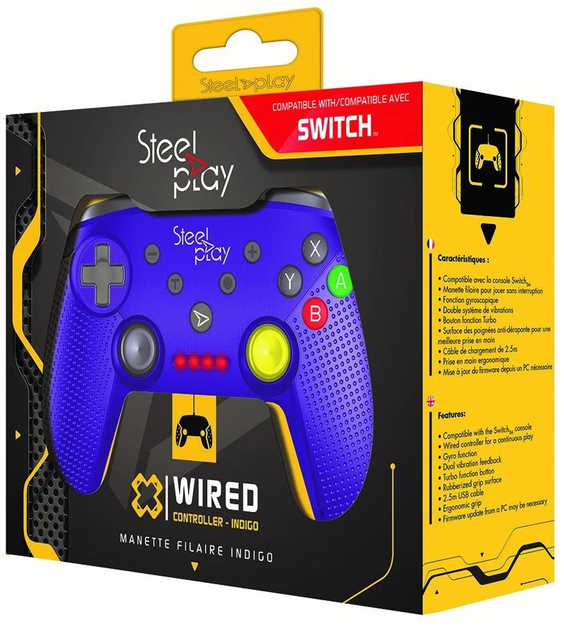 Manette Steelplay Filaire Indigo Gießschalter