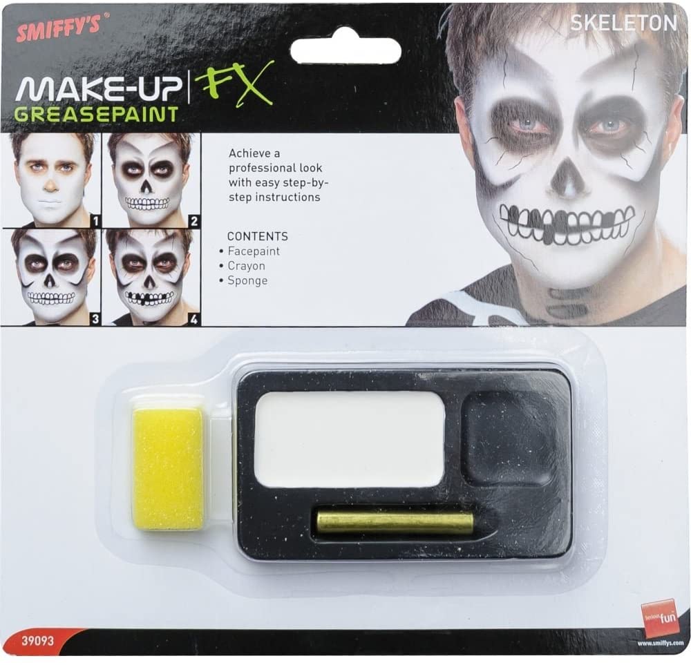 Smiffys Make-Up FX, Skelett-Set