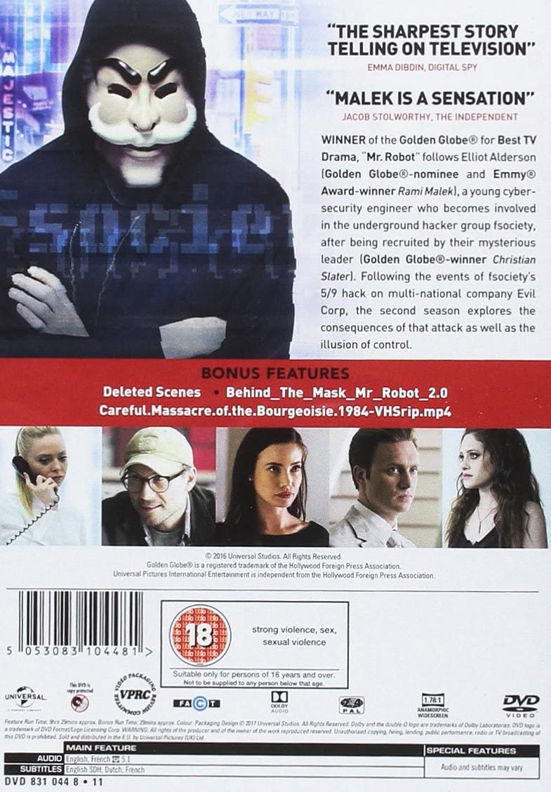 Mr. Robot - Temporada 2 (DVD) [2016]