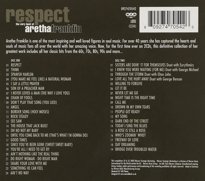 Respect – Das Allerbeste von Aretha Franklin [Audio-CD]