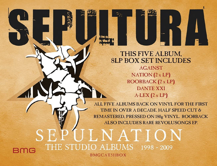 Sepultura – Sepulnation – Die Studioalben 1998–2009 [Vinyl]