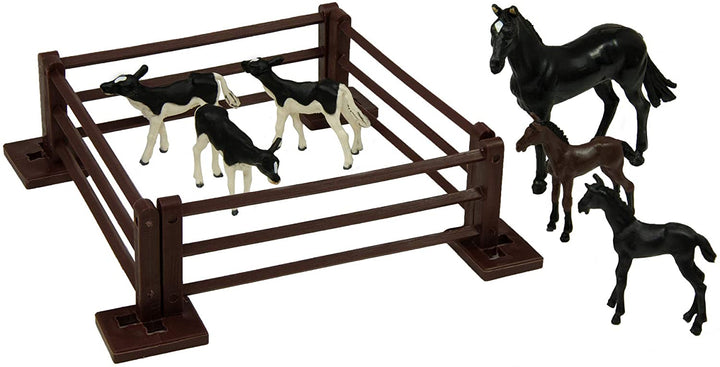 Britains 1:32 Baby Animal Farm Playset, Collectable Farmyard Animal Toys for Children