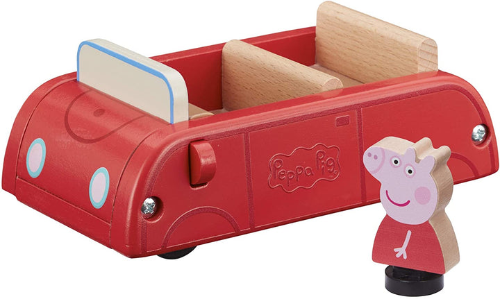 Peppa Pig 07208 Rotes Holzauto
