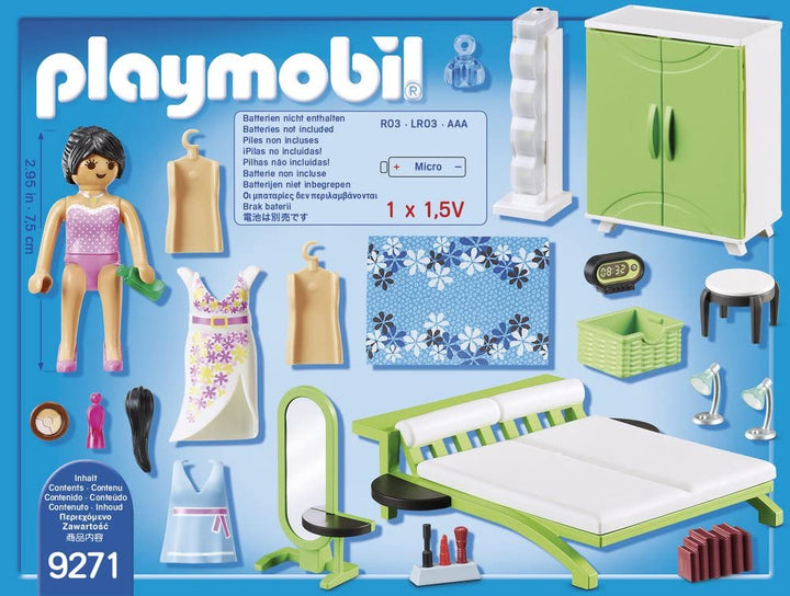 Playmobil City Life 9271 Chambre à coucher pour enfants à partir de 4 ans