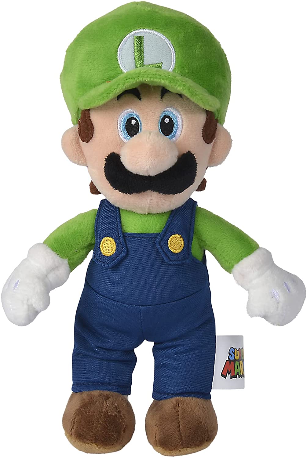 Simba Toys Luigi Plüschtier, geeignet ab den ersten Lebensmonaten, 20 cm