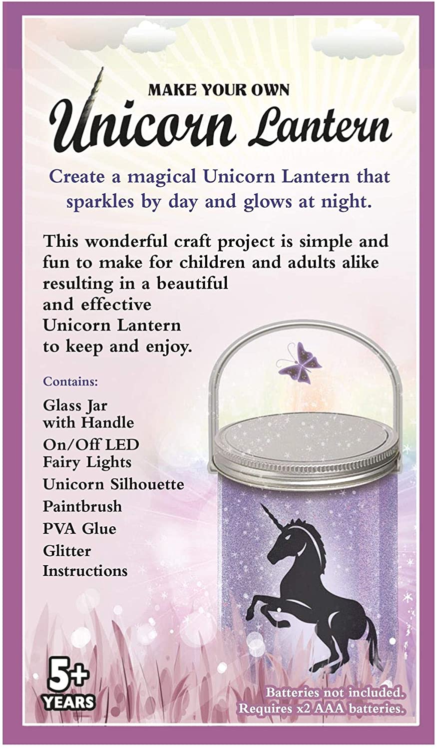 Crea la tua lanterna unicorno 5060198080739