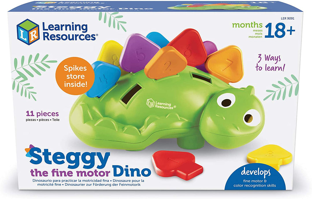 Learning Resources LER9091 Steggy The Fine Motor Dino