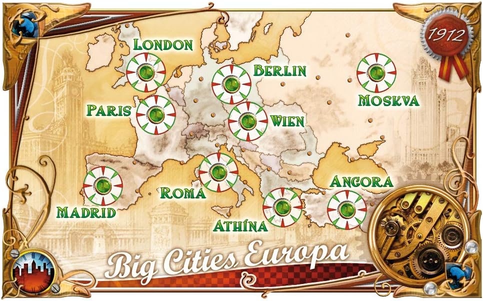 Days of Wonder | Ticket to Ride Europa 1912 Board Game EXPANSION | Ages 8+ | For 2 to 5 Players