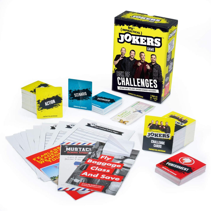 Wilder Toys Impractical Jokers: The Game-Box of Challenges (17+) (WILD-512)