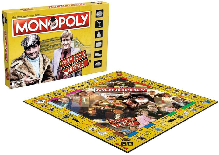 Winnende zetten Alleen dwazen en paarden Monopoly bordspel