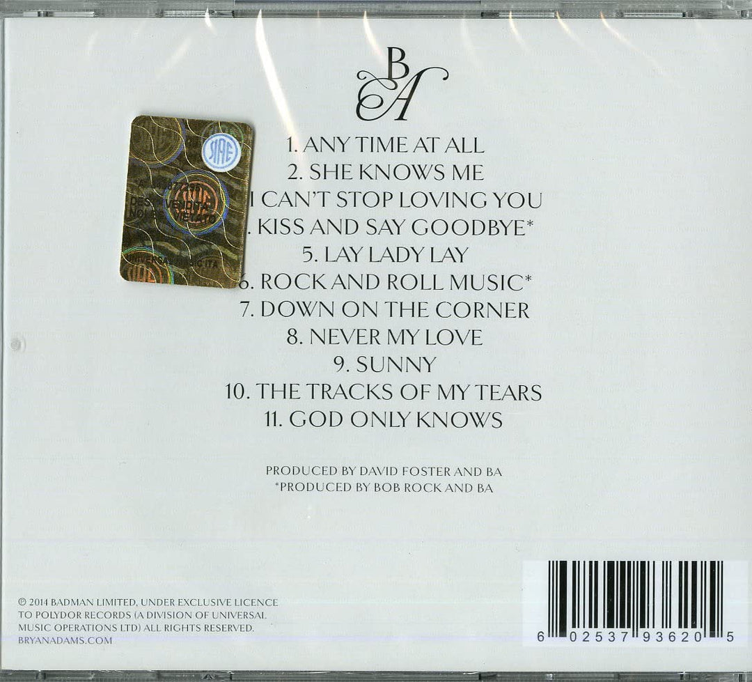 Bryan Adams - Tracks Of My Years [Audio CD]