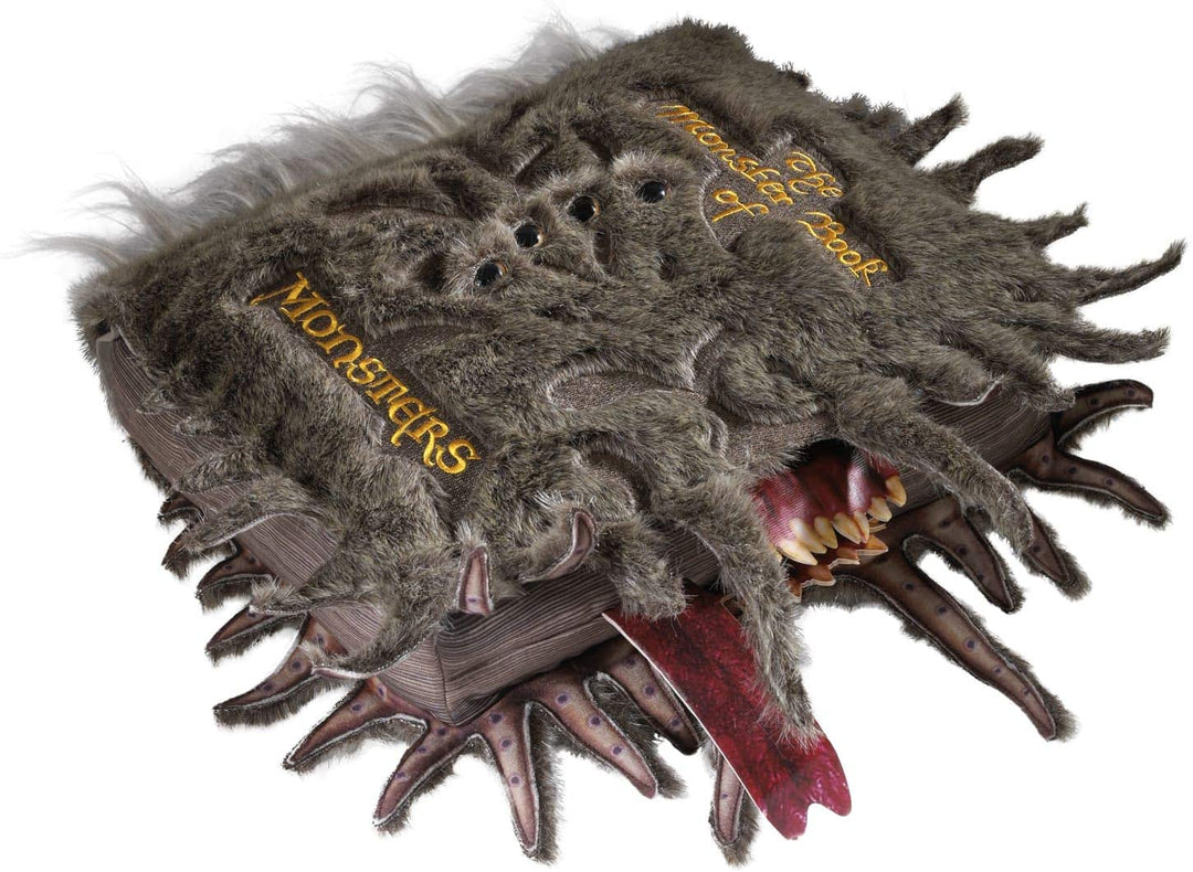 The Noble Collection Harry Potter Monster Book Of Monsters Plüsch – Offiziell lizenzierte 14 Zoll (36 cm) große Monster Book Plüschtierpuppen als Geschenke