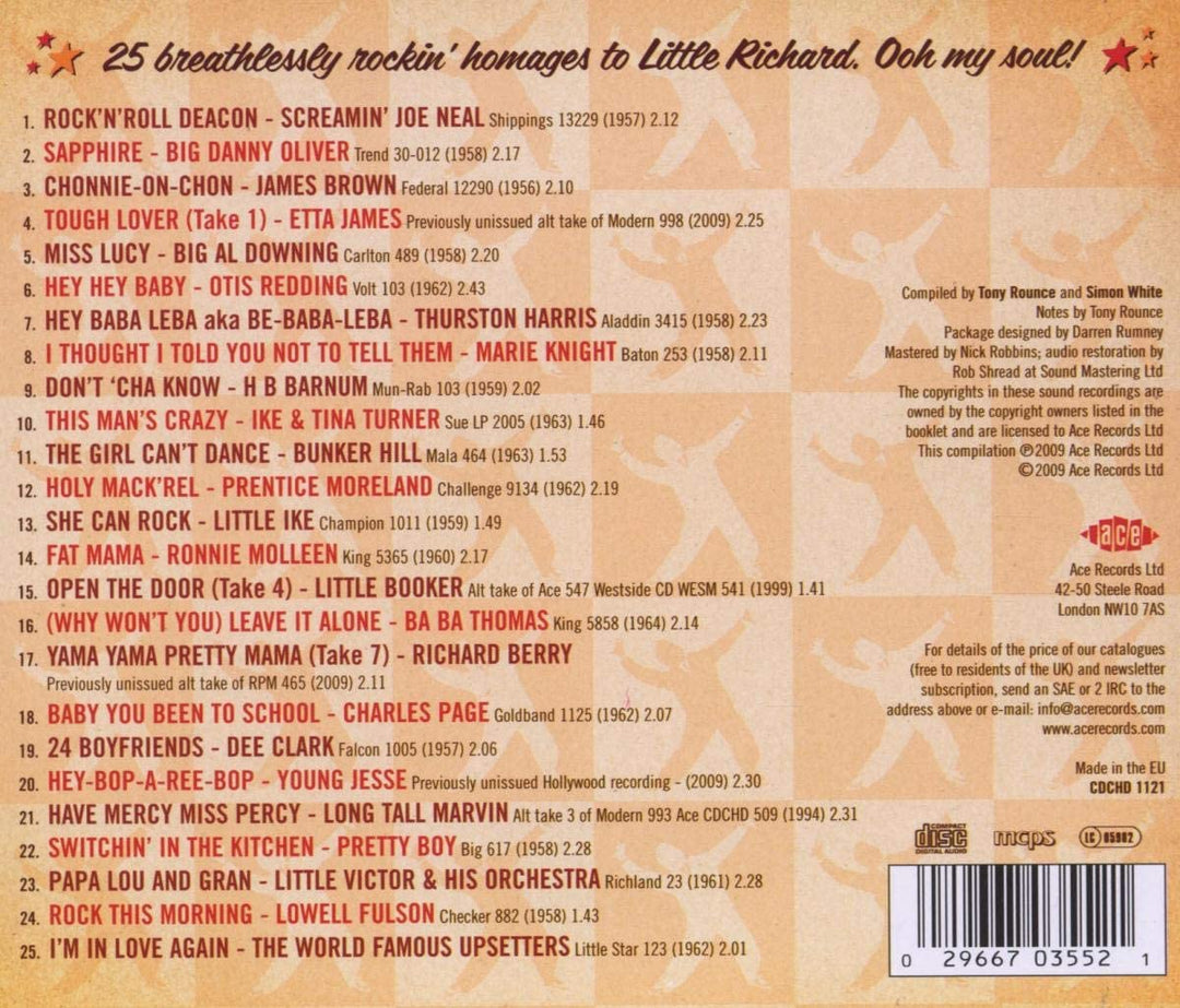Holy Mackerel!: Pretenders to Little Richard's Throne - [Audio CD]