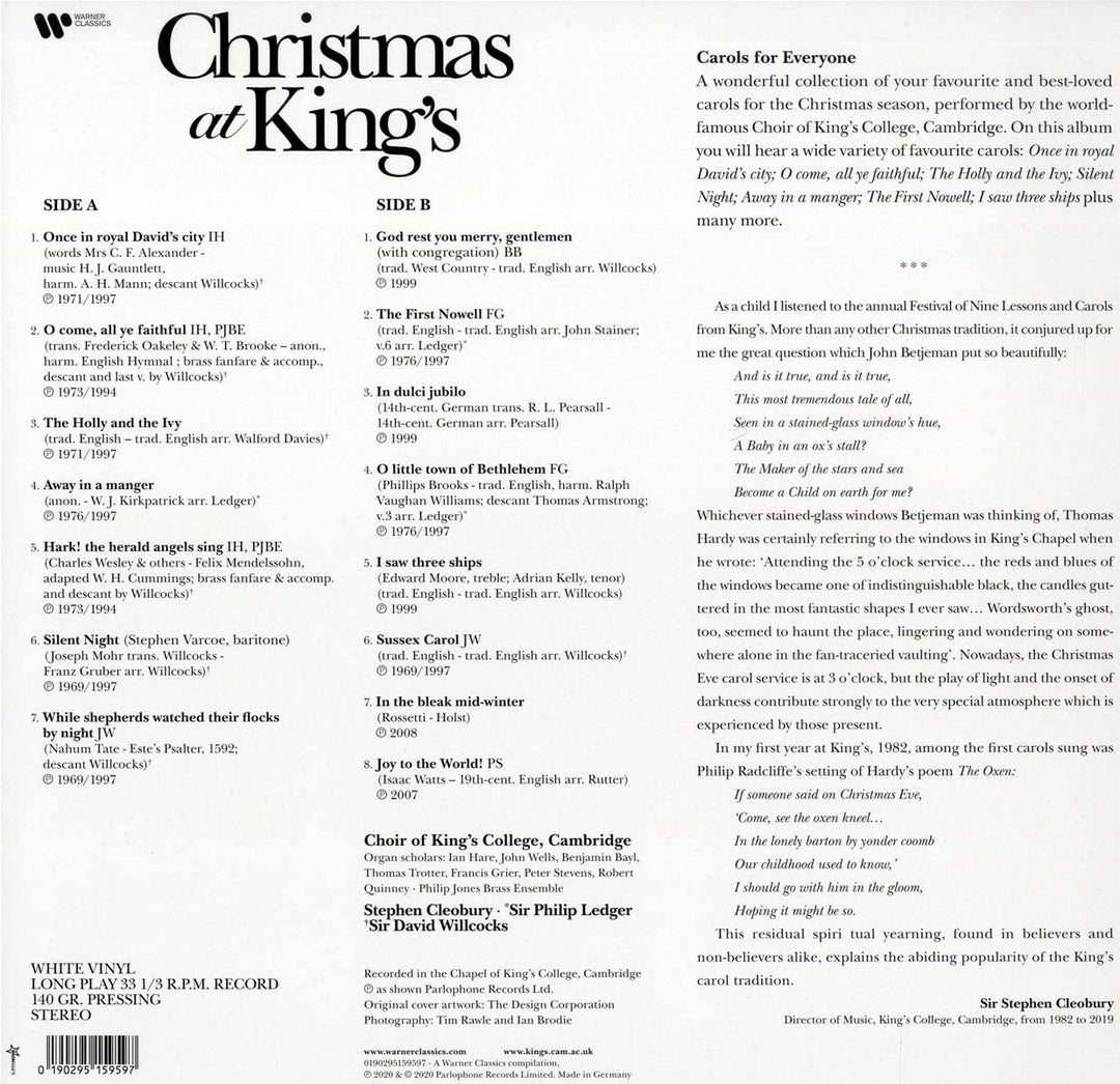King's College Choir, Cambridge - Christmas At King's [Vinyl]