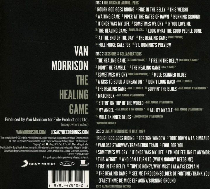 The Healing Game - Van Morrison  [Audio CD]