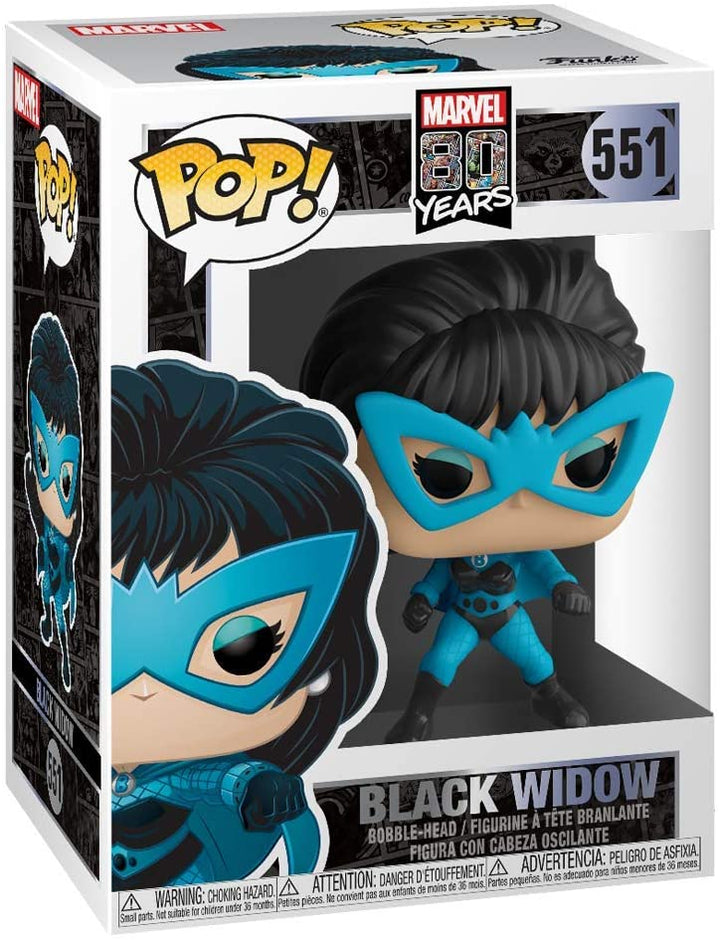 Marvel 80 años Black Widow Funko 44502 Pop! Vinilo n. ° 551