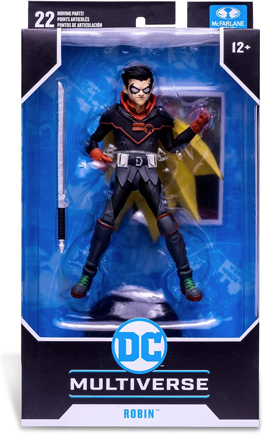 McFarlane TM15226 DC Multiverse 7IN-Damien Wayne (Death Metal), Mehrfarbig