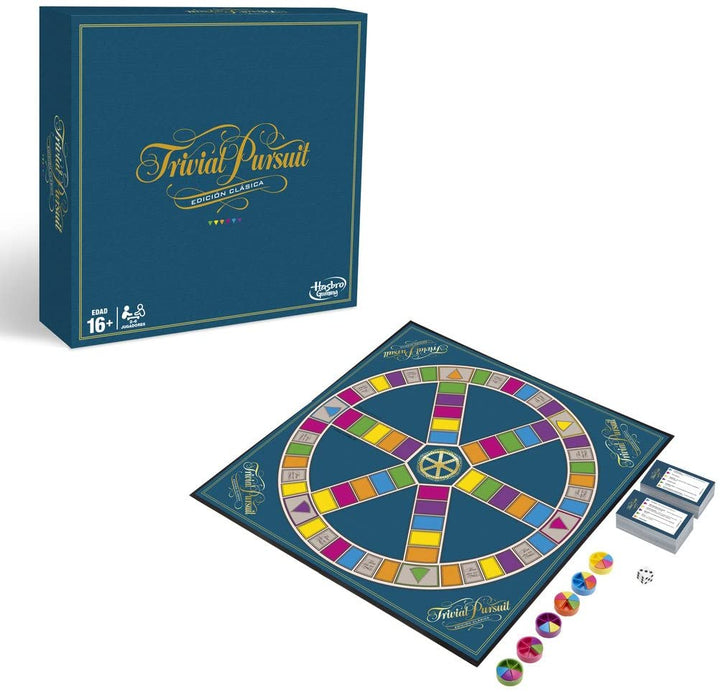 Hasbro Gaming C1940105 Trivial Pursuit, klassieke editie (Spaanse editie)