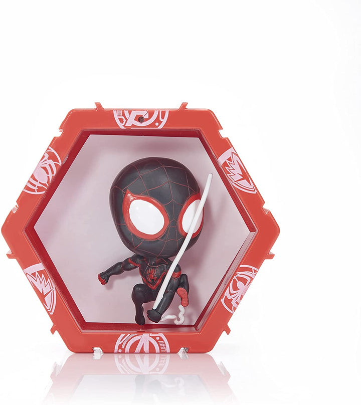 WOW! PODS Spiderman-Kollektion – Miles Morales | Leuchtender Superhelden-Wackelkopf