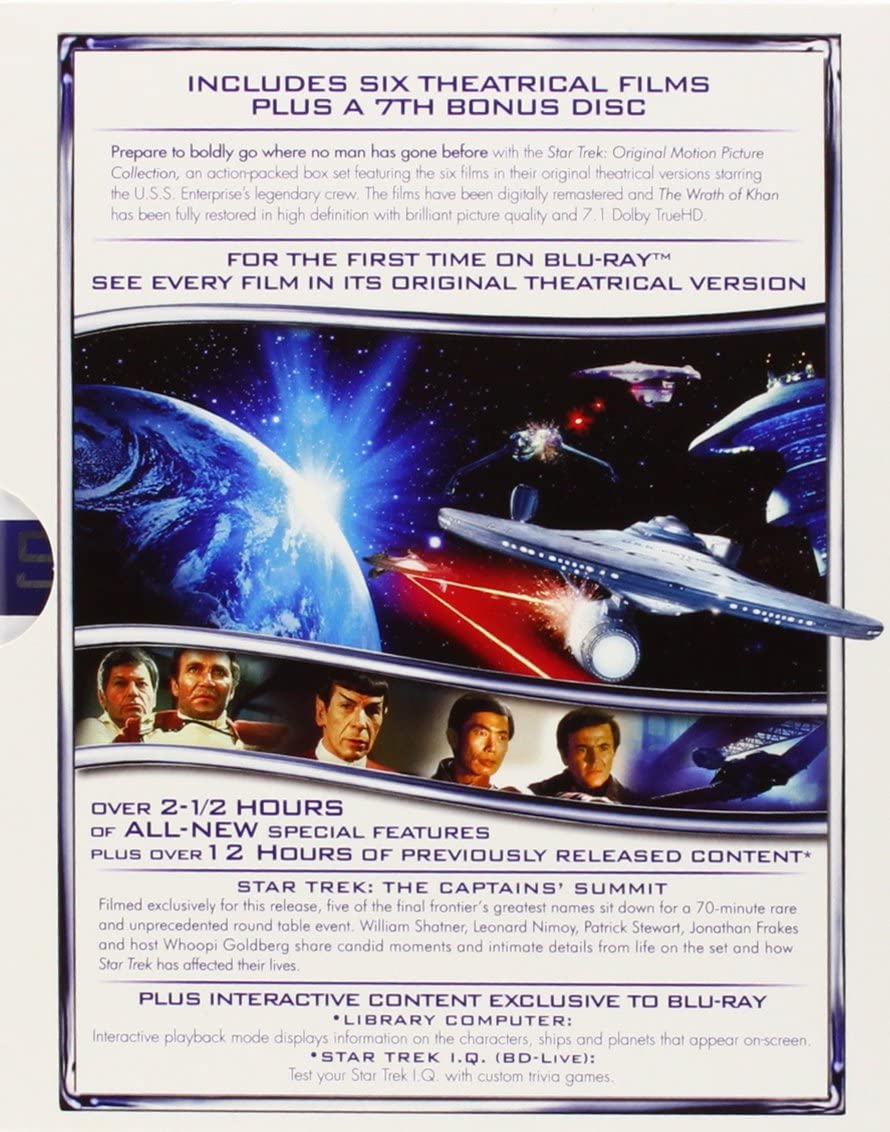 Star Trek Collection 1-6 [2009] [Region Free] – Science-Fiction [Blu-ray]