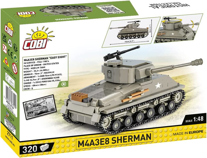 COBI Historical Collection M4A3E8 Sherman Panzer