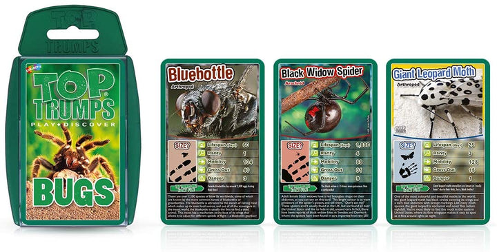 Bugs Top Trumps Kartenspiel