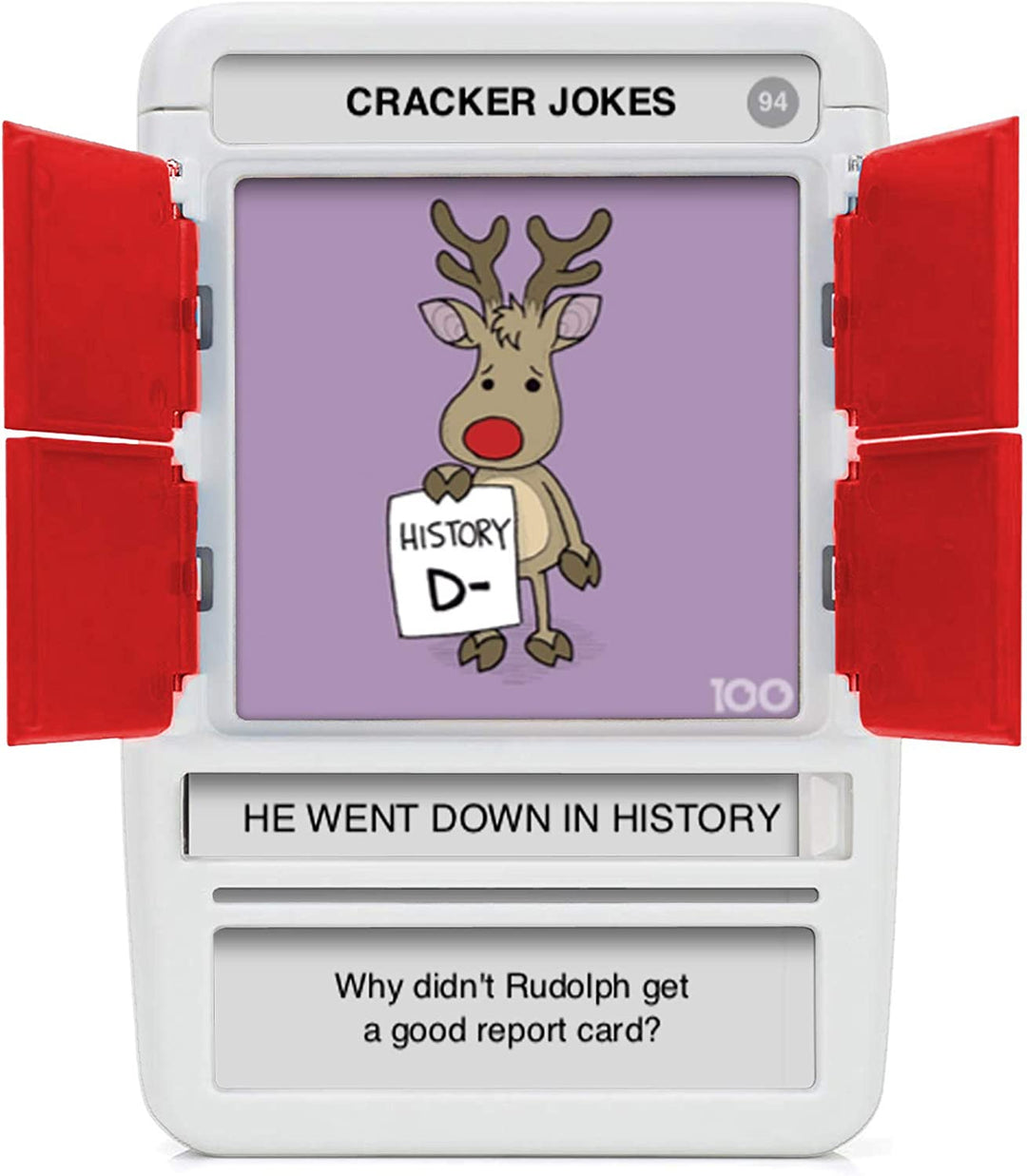 100 PICS Christmas Jokes Family Game - Secret Santa Stocking Fillers Gifts And Travel Card Games