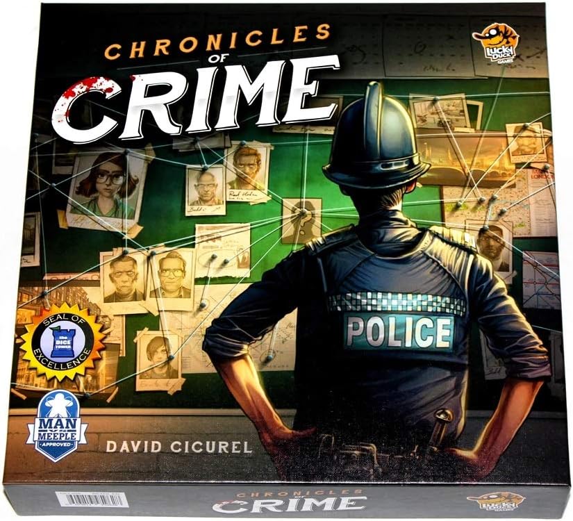 Lucky Duck Games Chronicles of Crime Brettspiel 1