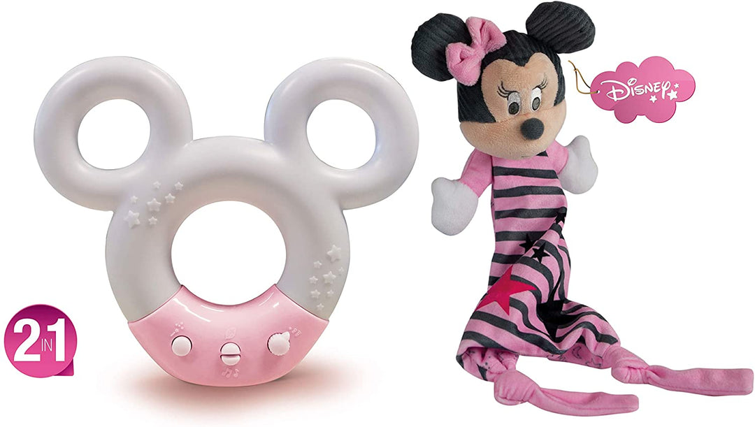 Clementoni 17396, Disney Baby Minnie-Sound &amp; Color Lamp-Nachtlicht, weiße Geräusche und Musik, ab 0 Monaten