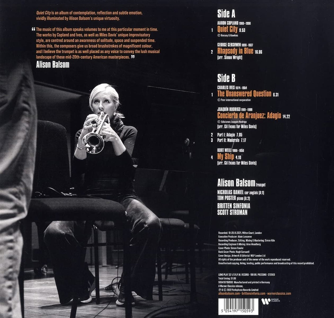 Alison Balsom - Quiet City [VINYL]