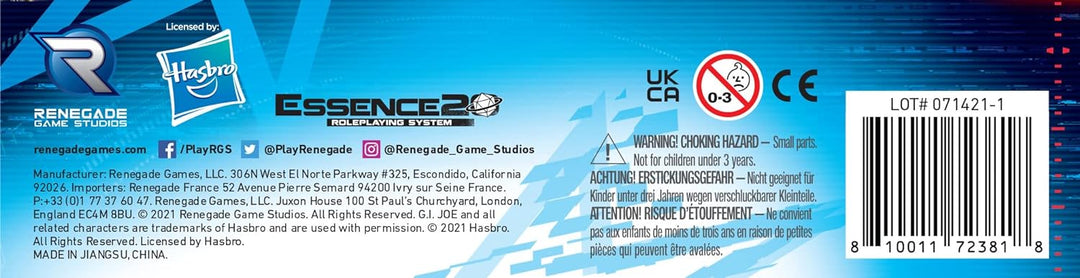 G.I. Joe Roleplaying Game Dice Bag