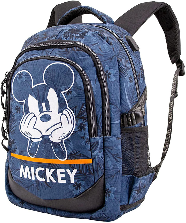 Mickey Mouse Blue-Running HS Backpack 1.3, Dark Blue