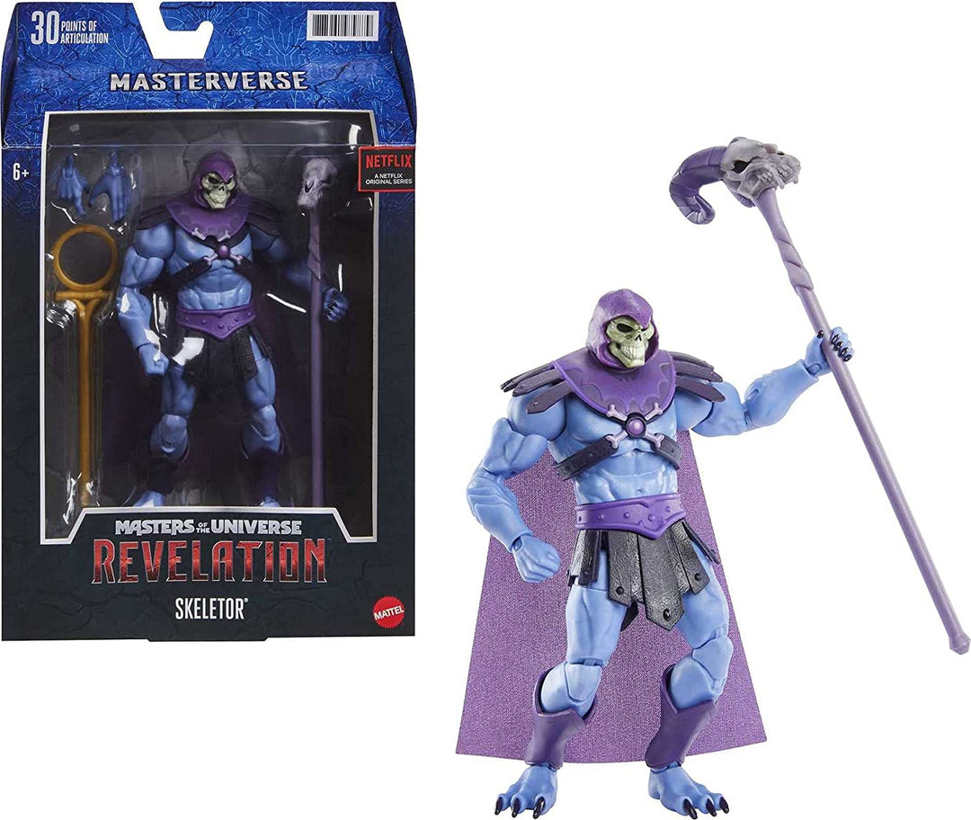 Figurine articulée Masterverse Revelation Skeletor des Maîtres de l&#39;Univers