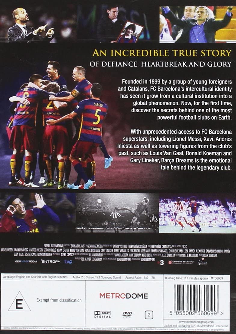 Barca Dreams [DVD] [2017]