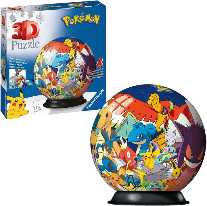 Ravensburger Pokemon 3D-Puzzleball für Kinder ab 6 Jahren – 72 Teile