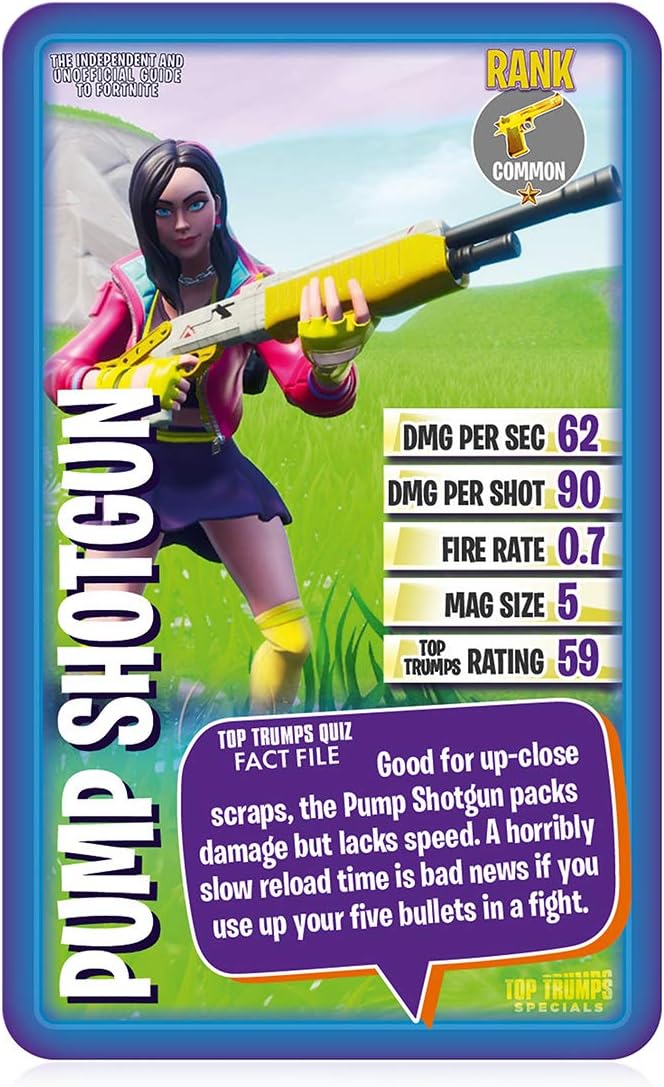 Independent & Unofficial Guide To Fortnite Top Trumps Specials Card Game