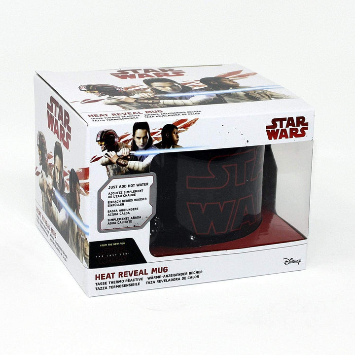 Star Wars Die letzten Jedi Logo Heat Reveal Becher, schwarz