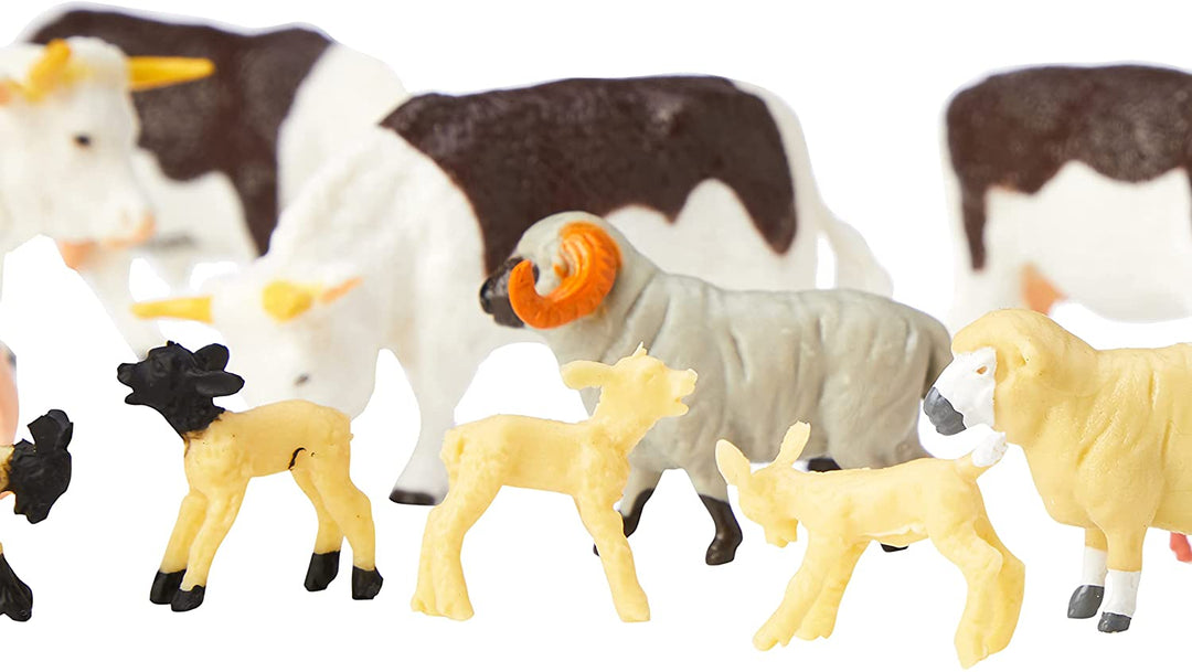 Britains 1:32 Mixed Animal Value Pack Bauernhof-Spielset, sammelbares Bauernhoftierspielzeug für Kinder, Spielzeugbauernhoftiere, kompatibel mit Bauernhofspielzeug im Maßstab 1:32, geeignet für Sammler und Kinder ab 3 Jahren, mehrfarbig, 43096